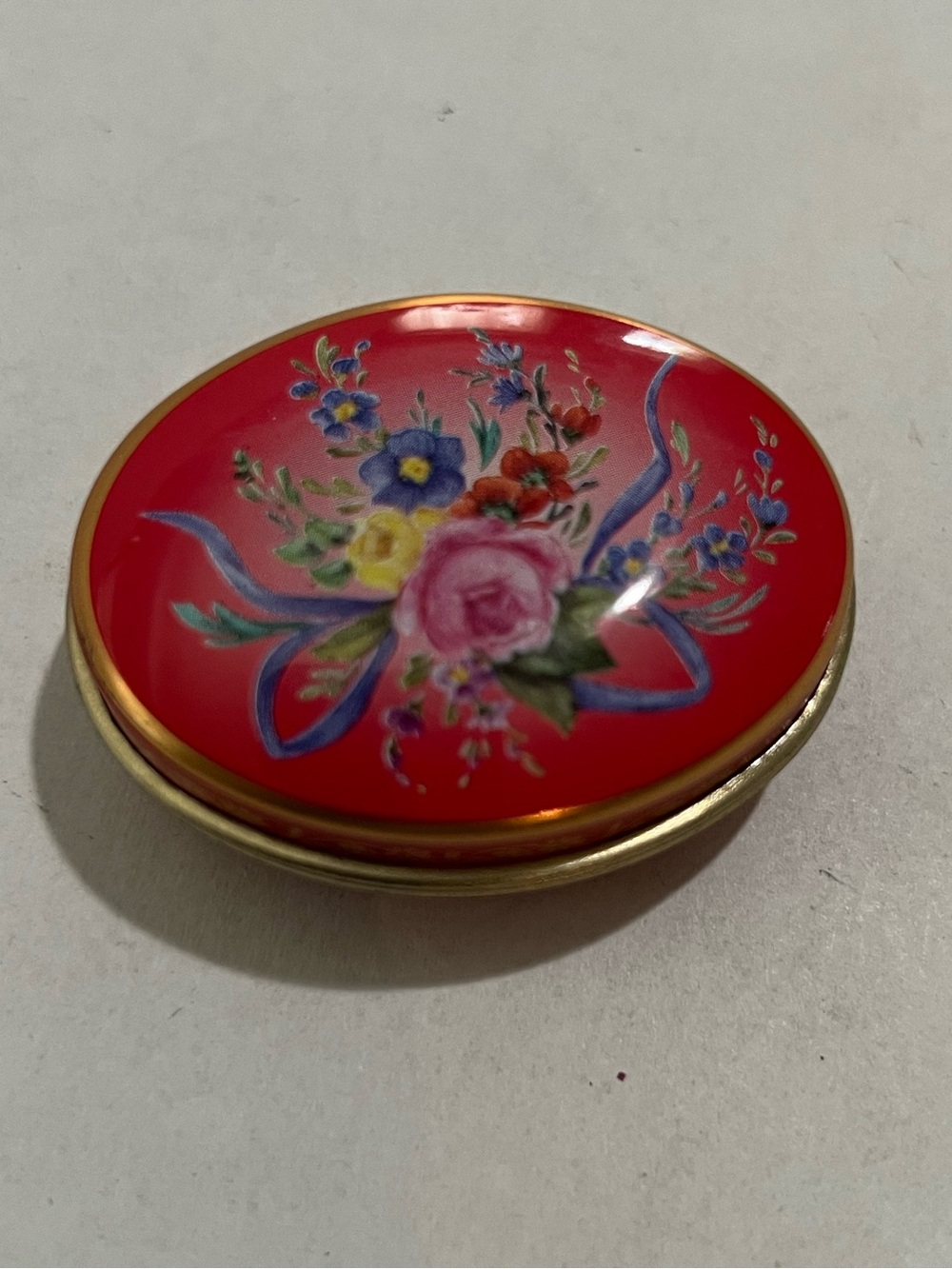Vintage Oval Tin Box. Chambers